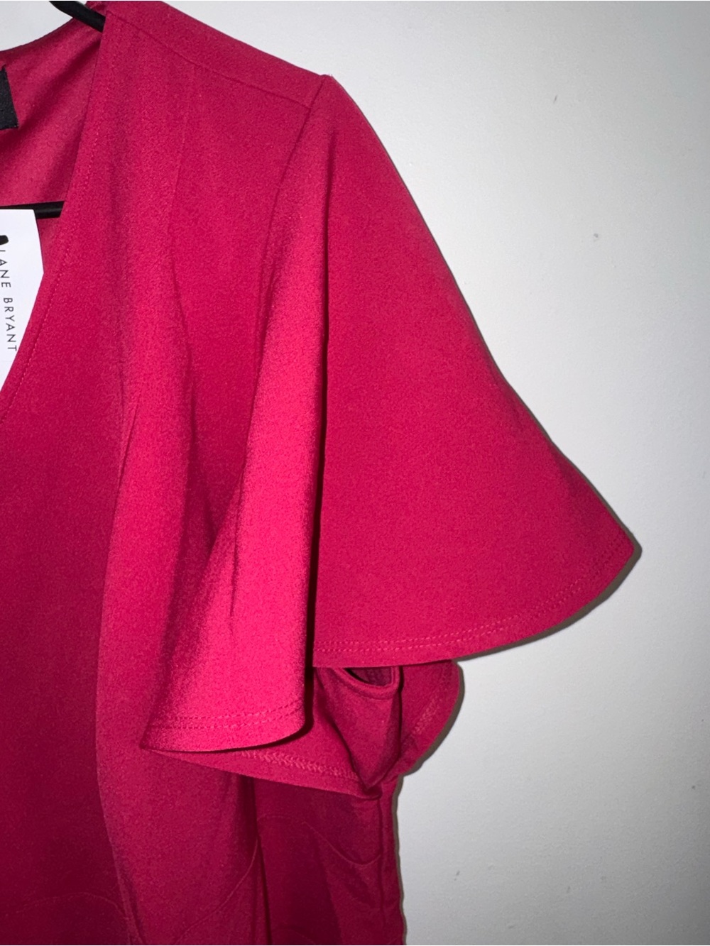 Lane Bryant Lena V-Neck Level-Hem Midi Dress Size 16 NEW - Picture 4 of 7